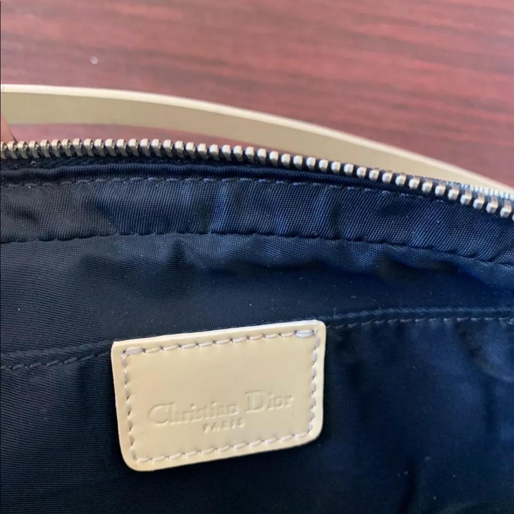❌SOLD❌ Christian Dior Diorissimo Trotter Pochette Navy Blue - Picture 10 of 13
